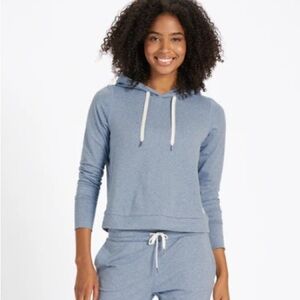 Vuori Halo Essential Hoodie - Cloud Heather - Size M